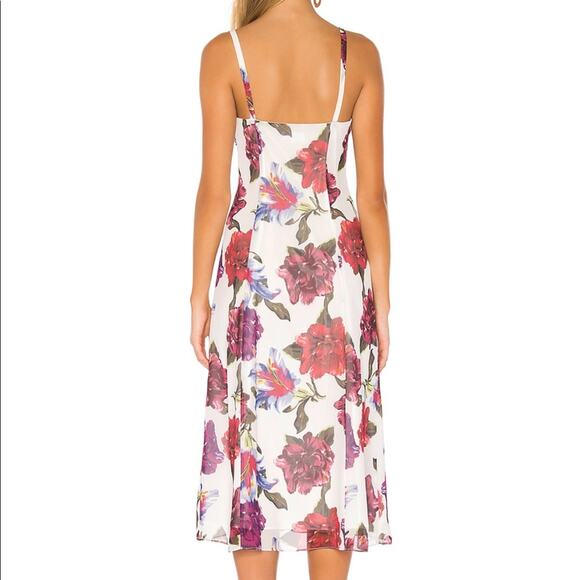 Privacy Please Dress Reina Floral Midi - Picture 4 of 7